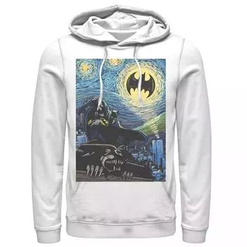 Мужская толстовка с капюшоном в стиле DC Comics, Бэтменом, Темным рыцарем, Звездной ночью Licensed Character
