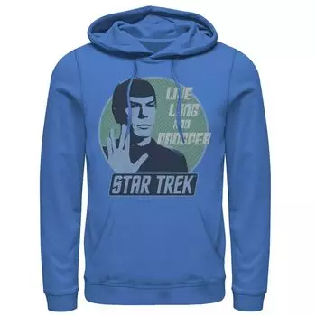 Мужская толстовка с капюшоном в стиле ретро из оригинальной серии Star Trek Spock Prosper Licensed Character