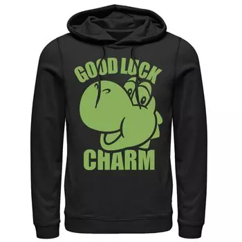 Мужская толстовка с капюшоном Yoshi "Good Luck Charm" Nintendo Super Mario Bros. St. Патрика Licensed Character