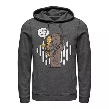 Мужская толстовка с капюшоном «Звездные войны» Chewbacca C-3P0 Got Your Back Licensed Character