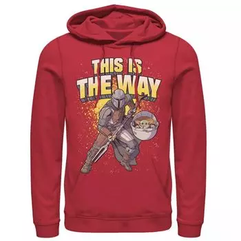 Мужская толстовка с капюшоном «Звездные войны: Мандалорец This Is The Way» Star Wars