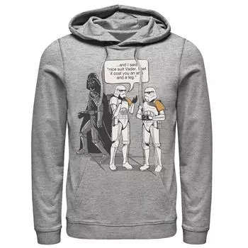 Мужская толстовка с капюшоном «Звездные войны» Вейдера Licensed Character