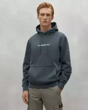 Мужская толстовка с карманом-кенгуру и капюшоном Ecoalf, синий