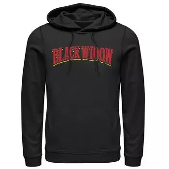 Мужская толстовка с классическим логотипом Marvel Black Widow Avengers Licensed Character