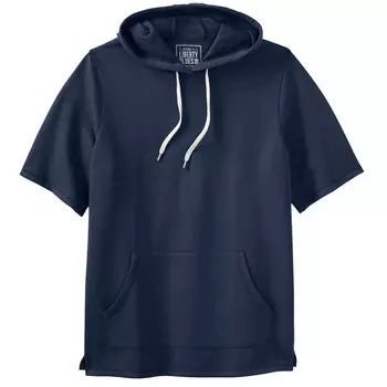 Мужская толстовка с короткими рукавами Liberty Blues By Kingsize Big & Tall, темно-синий