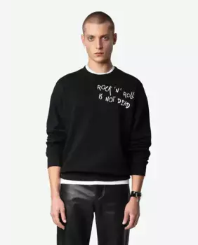 Мужская толстовка с круглым вырезом Aime Zadig & Voltaire, черный