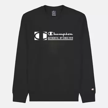 Мужская толстовка с круглым вырезом Champion, черный
