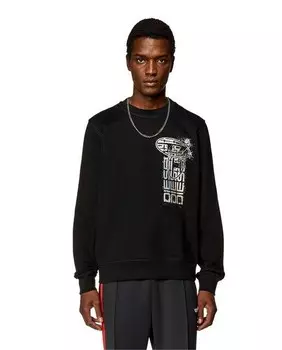 Мужская толстовка с круглым вырезом Diesel, черный