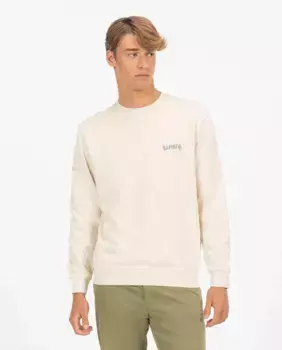 Мужская толстовка с круглым вырезом elPulpo, белый