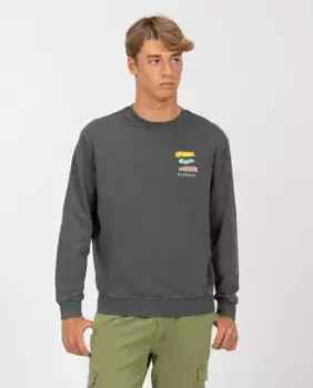 Мужская толстовка с круглым вырезом elPulpo, темно-серый