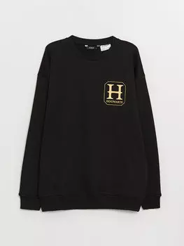 Мужская толстовка с круглым вырезом и длинным рукавом с принтом Гарри Поттера XSIDE