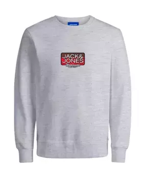 Мужская толстовка с круглым вырезом и длинными рукавами Jack & Jones, белый