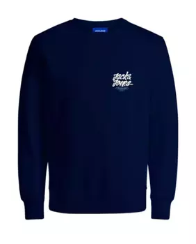Мужская толстовка с круглым вырезом и длинными рукавами Jack & Jones, синий