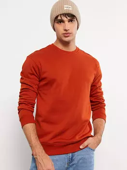 Мужская толстовка с круглым вырезом и длинными рукавами LCW Casual