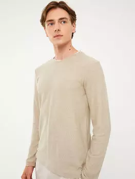 Мужская толстовка с круглым вырезом и длинными рукавами LCW Vision