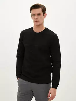 Мужская толстовка с круглым вырезом и длинными рукавами LCW Vision