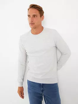 Мужская толстовка с круглым вырезом и длинными рукавами LCWAIKIKI Classic