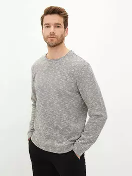 Мужская толстовка с круглым вырезом и длинными рукавами LCWAIKIKI Classic