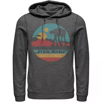 Мужская толстовка с круглым вырезом и логотипом Star Wars AT-AT Silhouette Licensed Character