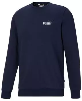 Мужская толстовка Puma Embroidered-Logo Crewneck, темно-синий