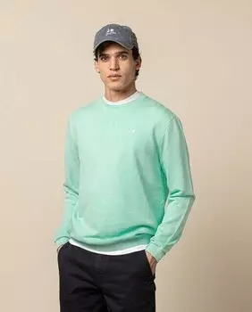 Мужская толстовка с круглым вырезом Scotta 1985, зеленый