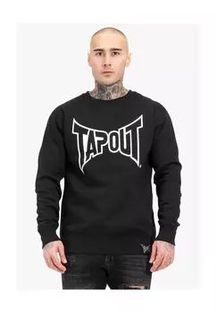 Мужская толстовка с круглым вырезом стандартного кроя MARFA SWEATER TAPOUT, черно-белый