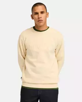 Мужская толстовка с круглым вырезом Timberland, бежевый