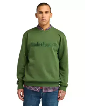 Мужская толстовка с круглым вырезом Timberland, зеленый