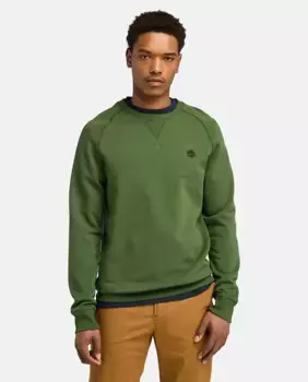 Мужская толстовка с круглым вырезом Timberland, зеленый