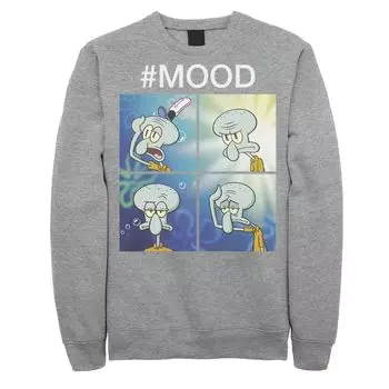 Мужская толстовка с квадратными штанами «Губка Боб» Squidward Mood Meme Licensed Character