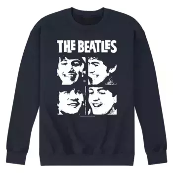 Мужская толстовка с лицами The Beatles Licensed Character, синий