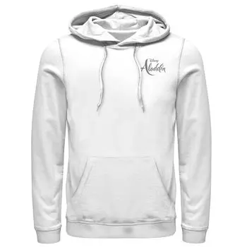 Мужская толстовка с логотипом Aladdin Live Action Movie Disney, белый