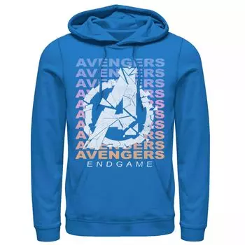Мужская толстовка с логотипом Avengers: Endgame с градиентом Marvel
