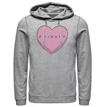 Мужская толстовка с логотипом Candy Heart на День святого Валентина Friends Licensed Character