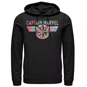 Мужская толстовка с логотипом Captain Tie Dye Marvel