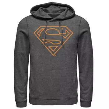 Мужская толстовка с логотипом DC Comics Superman оранжевого цвета Linae Art Licensed Character