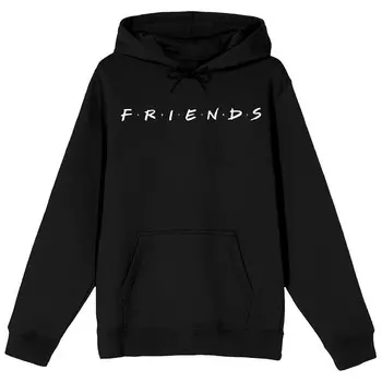Мужская толстовка с логотипом Friends Licensed Character, черный