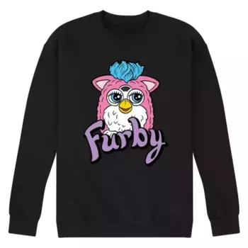 Мужская толстовка с логотипом Furby из флиса Licensed Character, черный