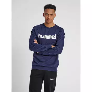 Мужская толстовка с логотипом Hmlgo для мультиспорта HUMMEL, цвет blau