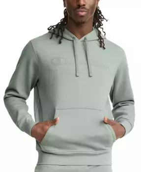 Мужская толстовка с логотипом и принтом Pullover Hoodie Champion, зеленый