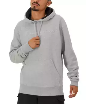 Мужская толстовка с логотипом и принтом Pullover Hoodie Champion, черный