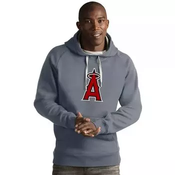 Мужская толстовка с логотипом Los Angeles Angels of Anaheim Victory Antigua