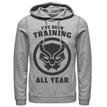 Мужская толстовка с логотипом Marvel Avengers Black Panther Training круглый год Licensed Character