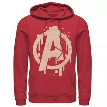 Мужская толстовка с логотипом Marvel Avengers Paint Drip Licensed Character