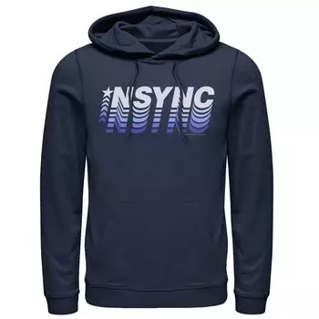 Мужская толстовка с логотипом N'Sync в спортивном стиле Licensed Character