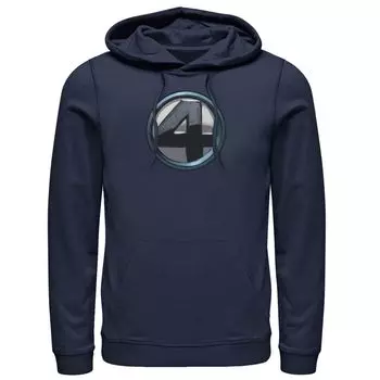 Мужская толстовка с логотипом на груди и большой центральной частью Marvel Fantastic Four Licensed Character