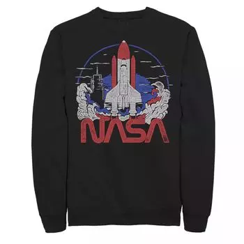 Мужская толстовка с логотипом NASA Space Shuttle Lift Off Licensed Character