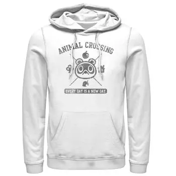 Мужская толстовка с логотипом Nintendo Animal Crossing Everyday Is A New Day Licensed Character