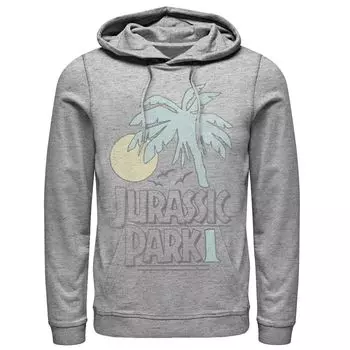 Мужская толстовка с логотипом «Парк Юрского периода Palm Tree Sunset» Licensed Character