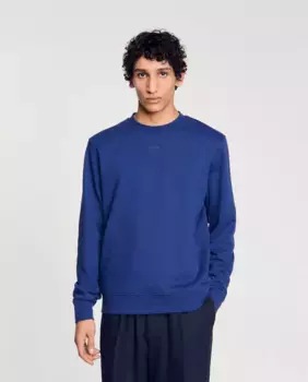 Мужская толстовка с логотипом Sandro, синий